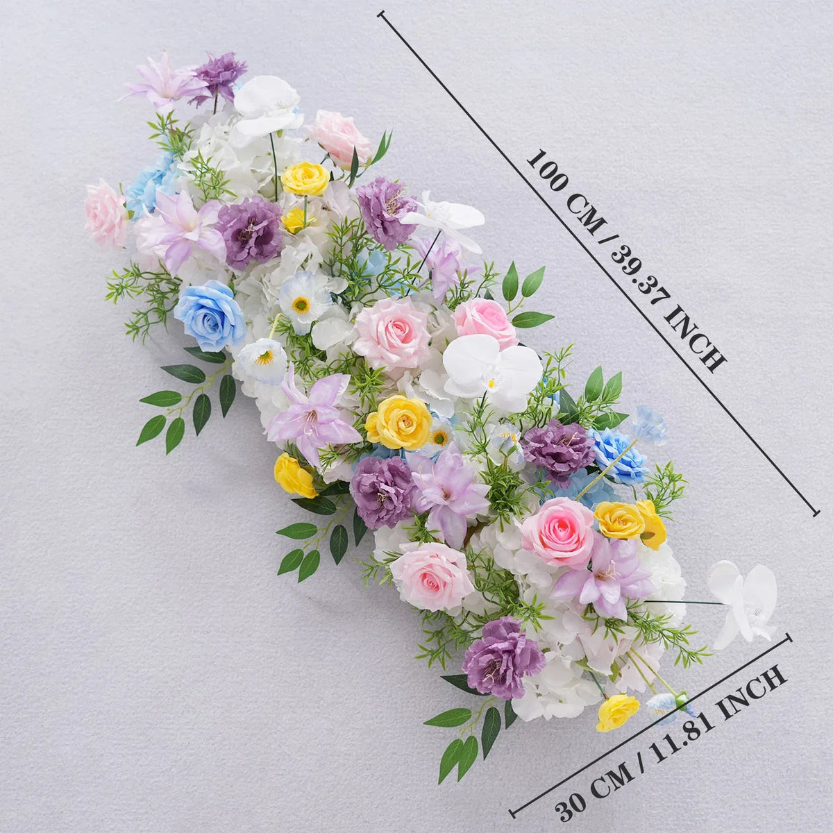 Uflower Colored Table Runner Arrangement Wedding Backdrop Wall Decor M
