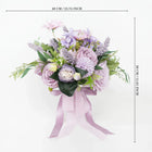 Uflower Purple bridal flower bouquet MG80004-01 - Uflower