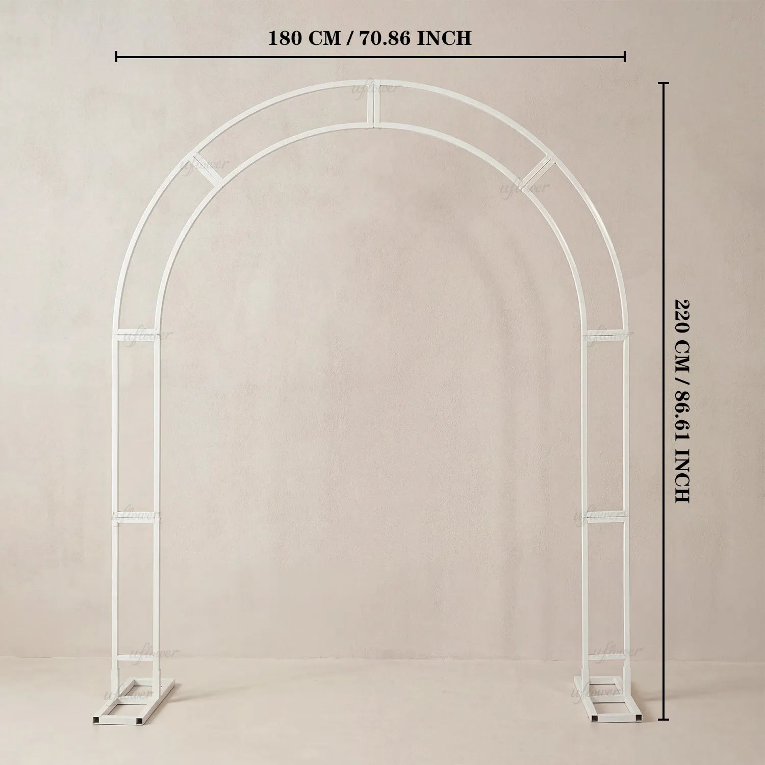 Uflower Arch Stand Wedding Background Event Floral Decor Props  MSD80022-01