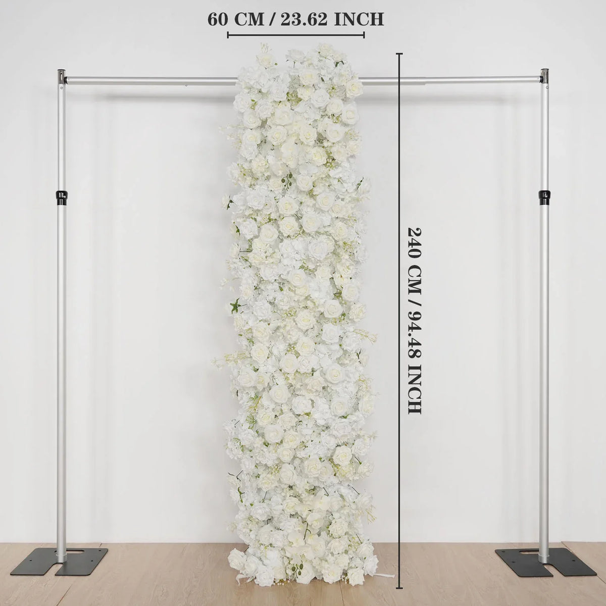 Uflower White Rose Wedding Background Flower Arrangement Arch Decoration SET80112 - Uflower