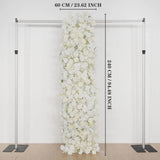 Uflower White Rose Wedding Background Flower Arrangement Arch Decoration SET80112 - Uflower