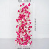 Uflower Rose red rose wedding background arch KT board decoration flower arrangement SET80092 - Uflower