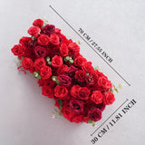 Uflower 2.2m*2.2m Red Rose Wedding Arch Heart Arch Decor SET80056 - Uflower