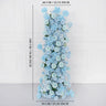 Uflower Blue Rose Orchid Pompoms Wedding Background Arch KT Board Decorative Flower SET80084 - Uflower