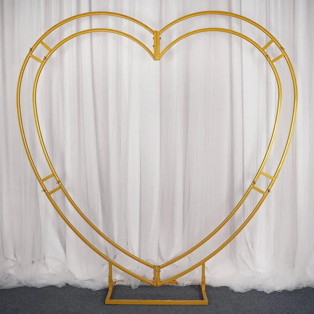 Uflower Flat heart-shaped arch wedding background props MSD80001-01 - Uflower