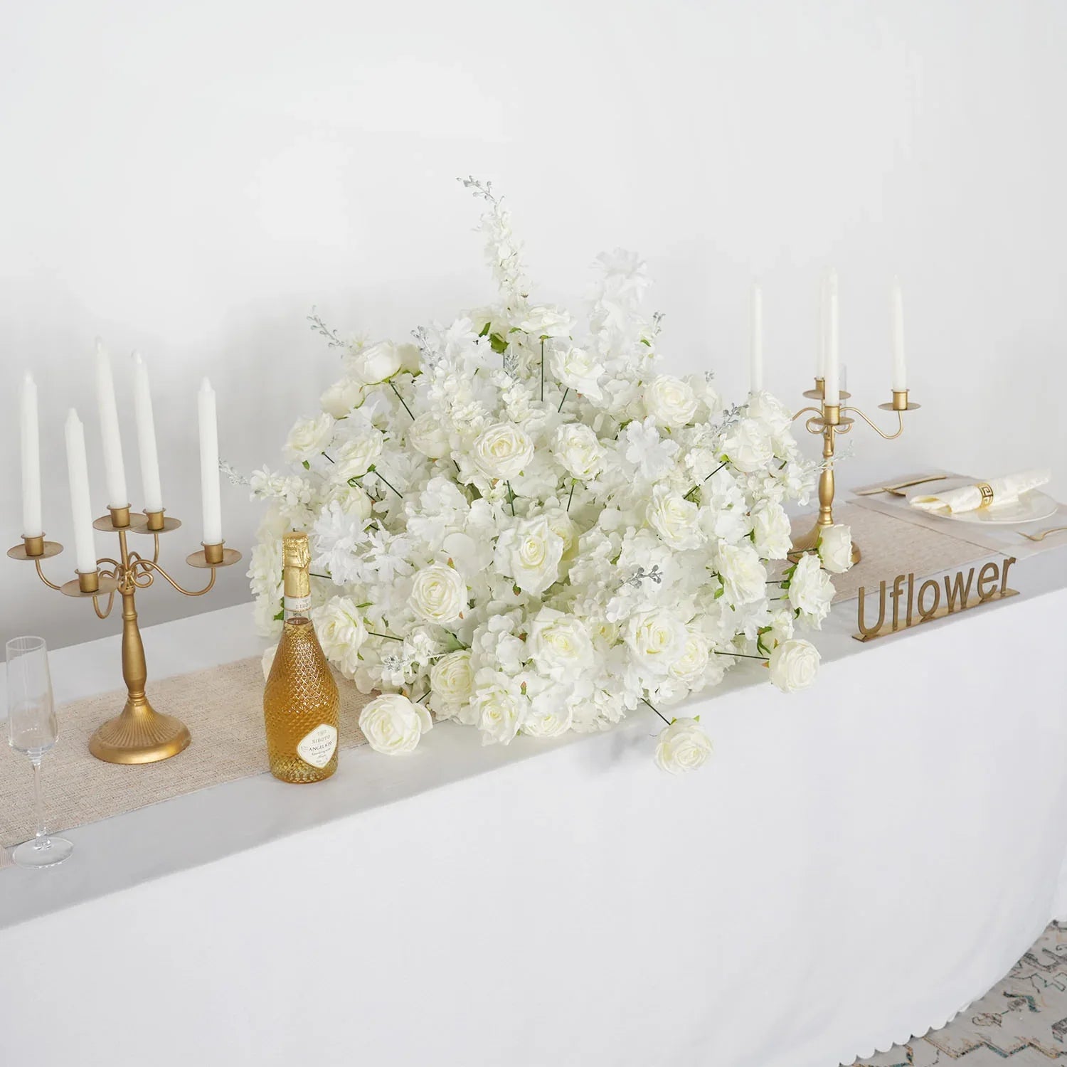 Uflower 80cm Wedding Table Centerpieces Flower Ball MB80056-01 - Uflower