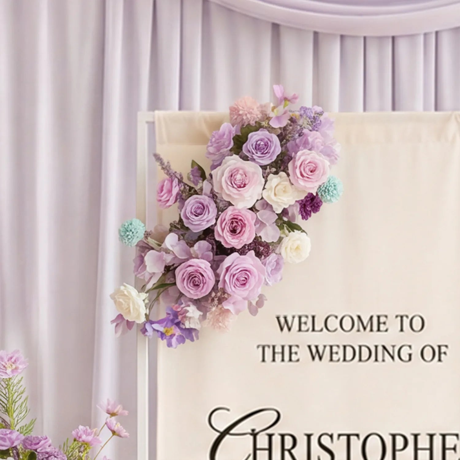 Uflower Purple Wedding & Party Decor | One-Stop Styling, Multiple Sizes, One Cohesive Style