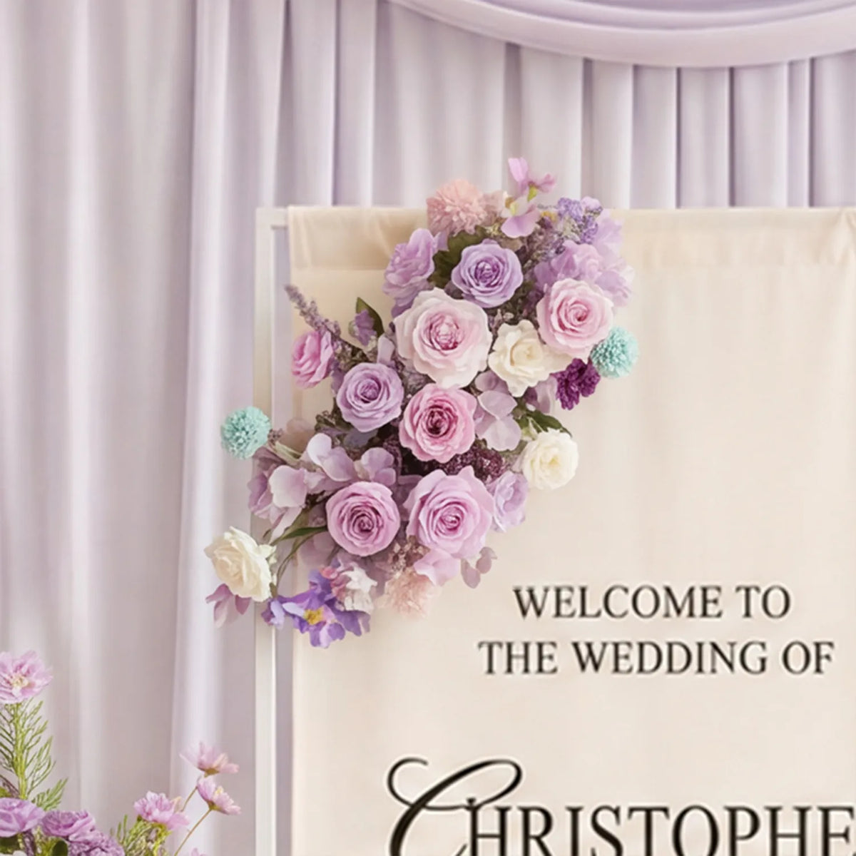 Uflower Purple Wedding & Party Decor | One-Stop Styling, Multiple Sizes, One Cohesive Style