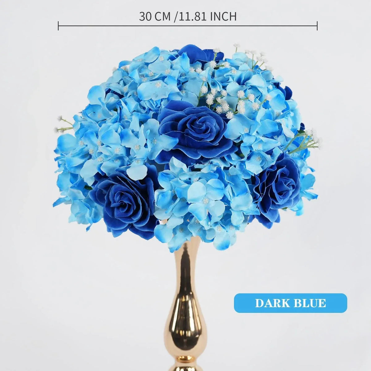 Uflower 30CM-35CM Artificial Flower Table Centerpiece Party Wedding Backdrop Decor MB80002-01 - Uflower