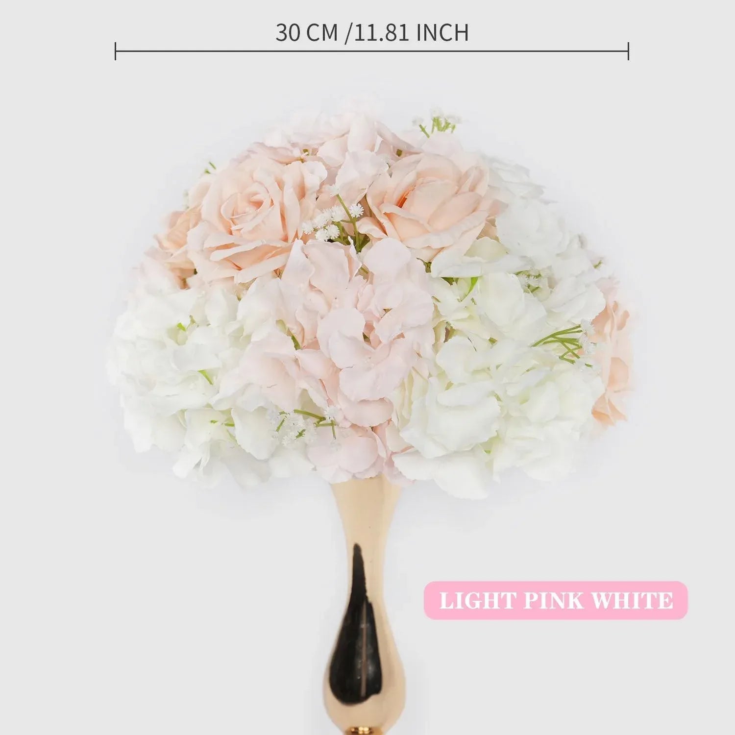 Uflower 30CM-35CM Artificial Flower Table Centerpiece Party Wedding Backdrop Decor MB80002-01 - Uflower