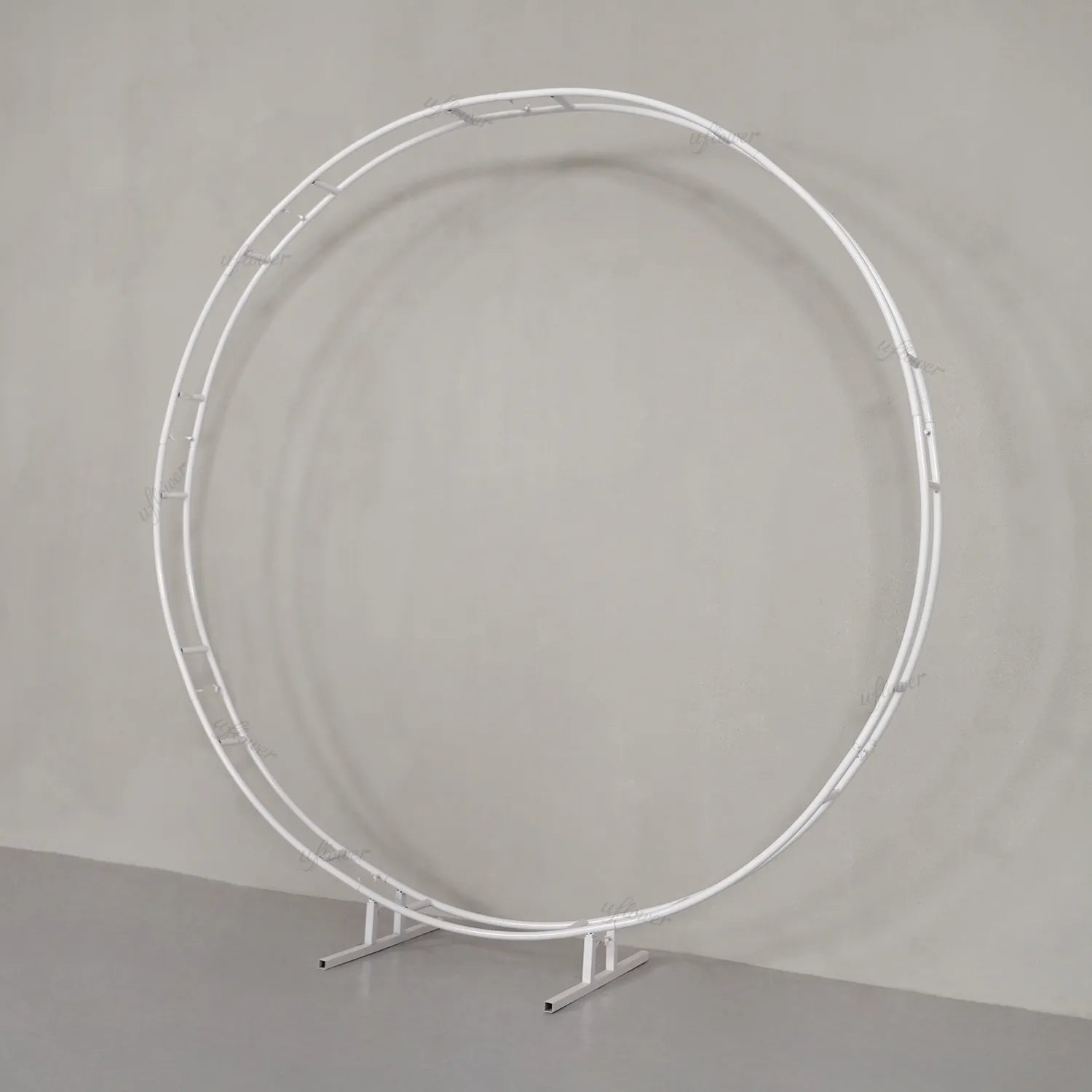 Uflower 2M Round Iron Arch Wedding Arch Flower Stand Event Frame Props MSD80025-01