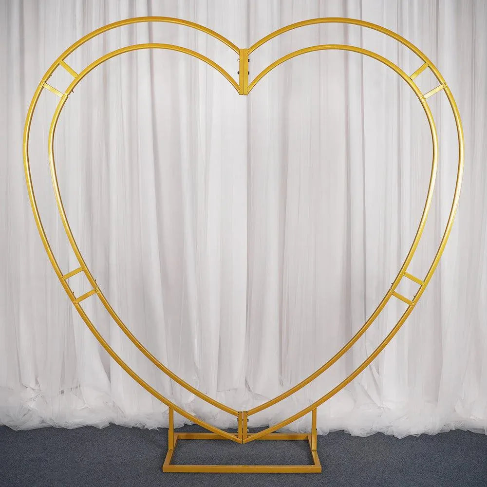 Uflower Flat heart-shaped arch wedding background props MSD80001-01 - Uflower