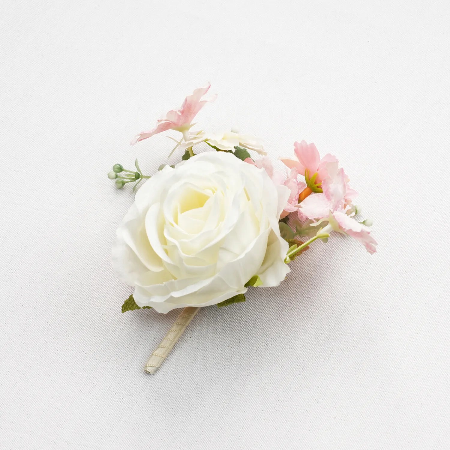Uflower Boutonnieres in Pink White MG80001-03*6