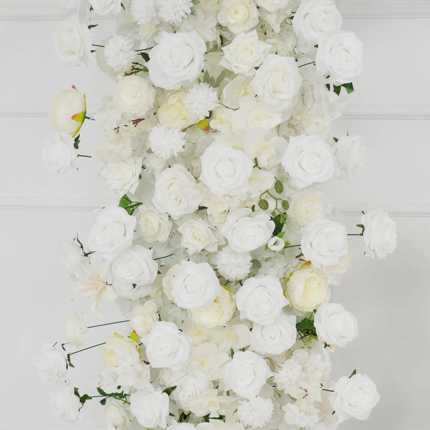 White Rose Flower Row Wedding Background Frame Arch SET80079 - Uflower