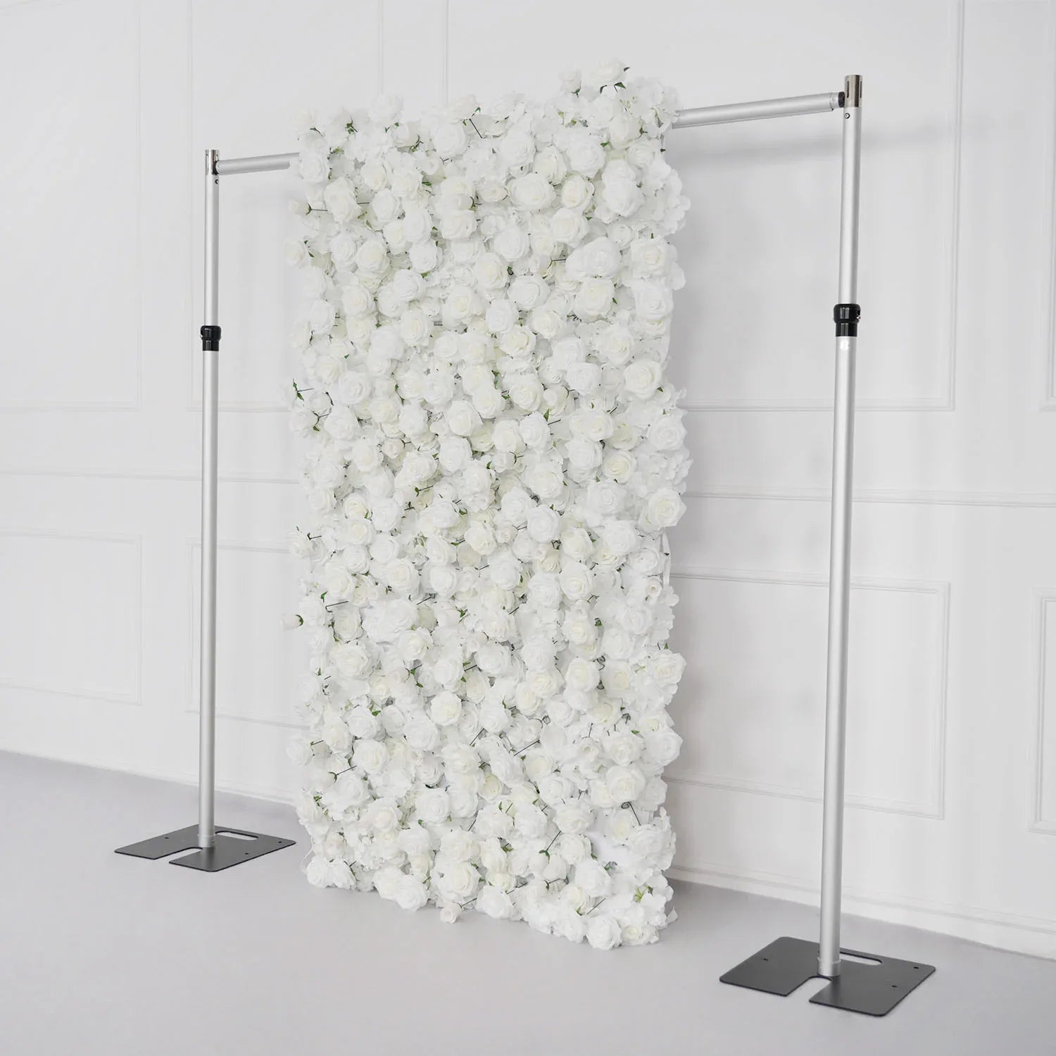 Uflower Artificial White Flower Wall Wedding Backdrop Decor SET80113 - Uflower