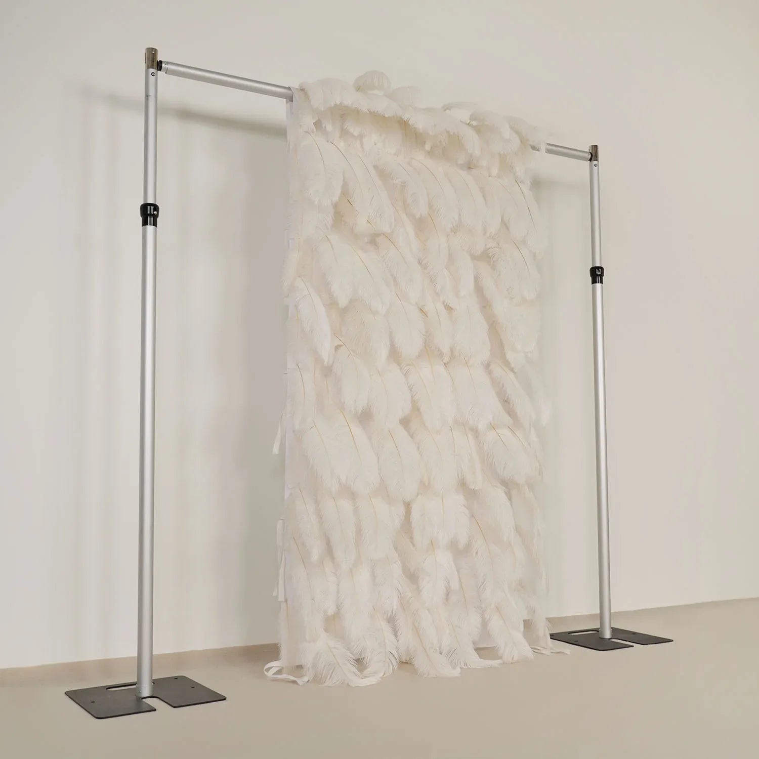 Uflower Artificial White 5D Flower Wall Wedding Backdrop Decoration MA80024-01 - Uflower