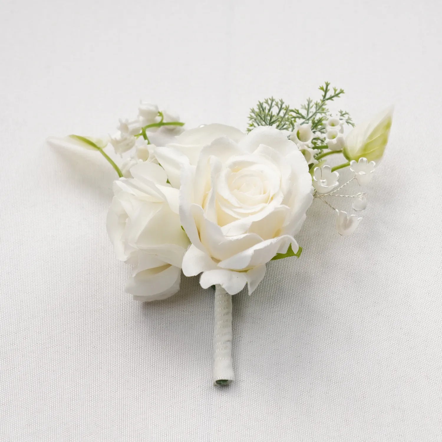 Uflower Boutonnieres in Ivory MG80012-02*6