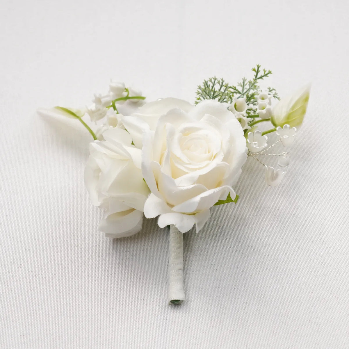 Uflower Boutonnieres in Ivory MG80012-02*6