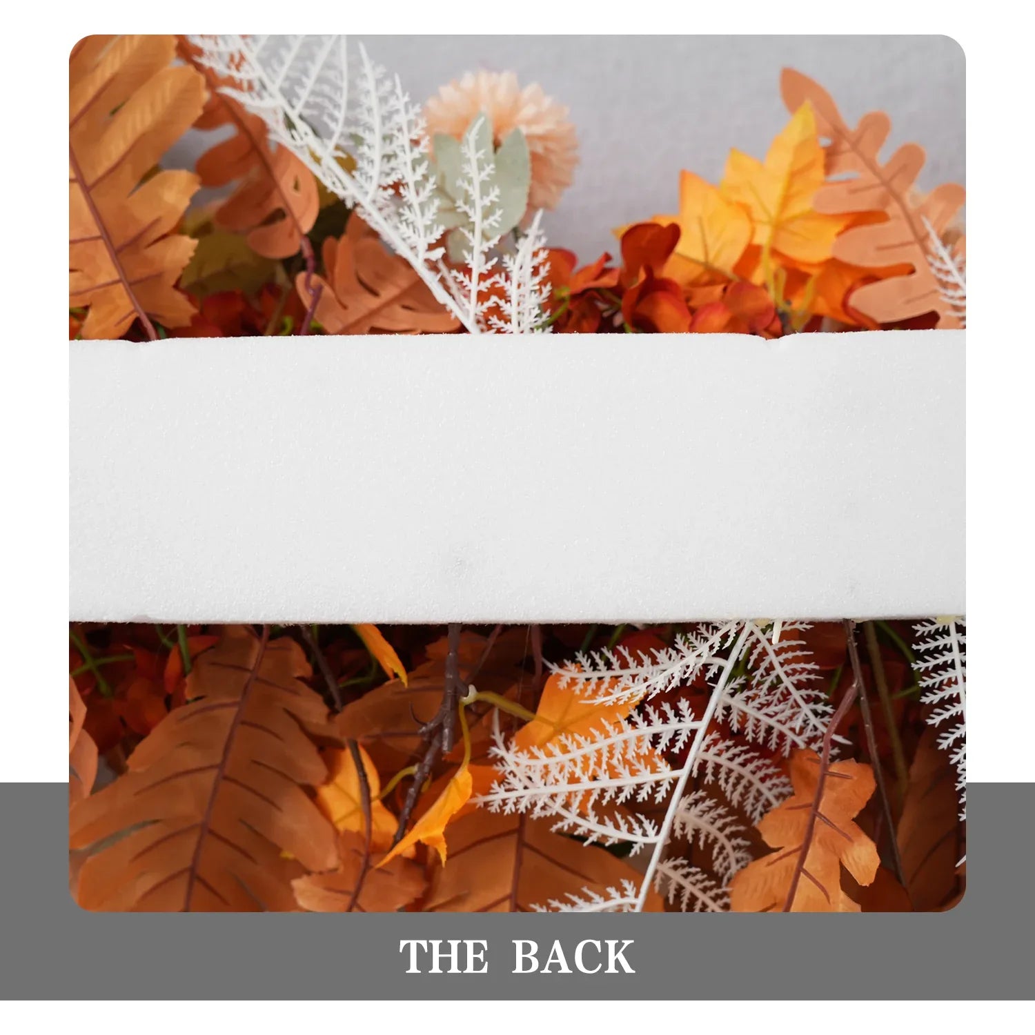 Artificial Orange Wedding KT Backdrop Flower Row Decor SET80073 - Uflower