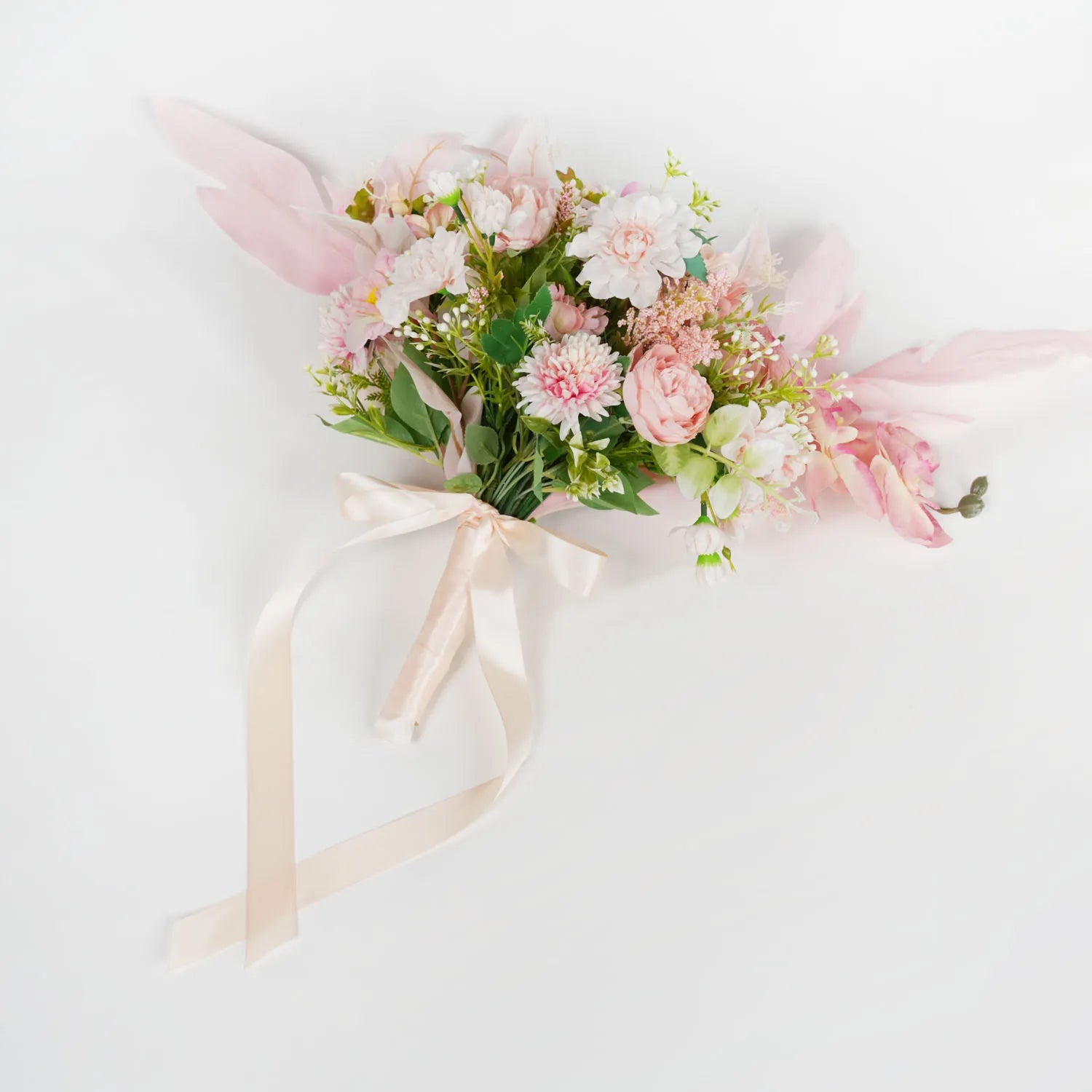 Uflower Bridal Bouquet in Blush & Cream MG80009-01