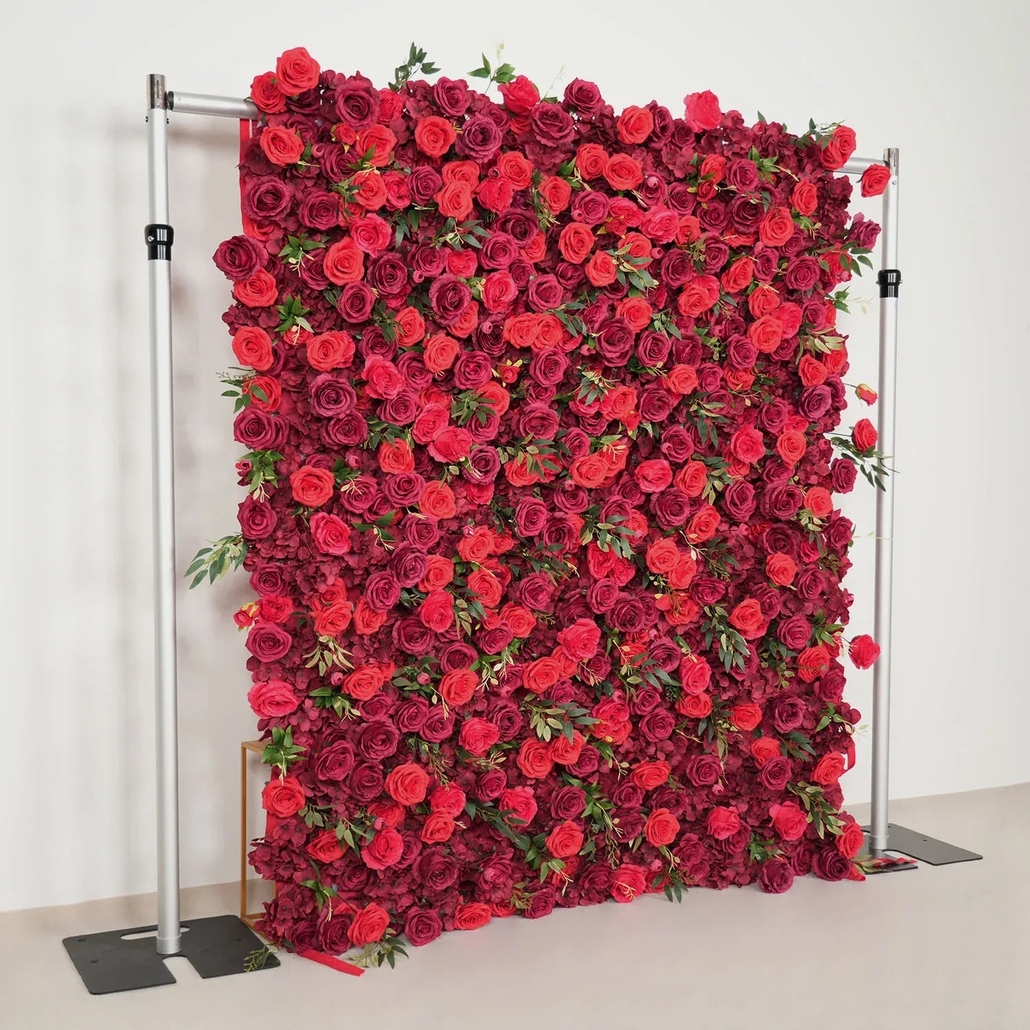 Uflower Artificial Red Rose Wall Wedding Backdrop Decor SET80118 - Uflower