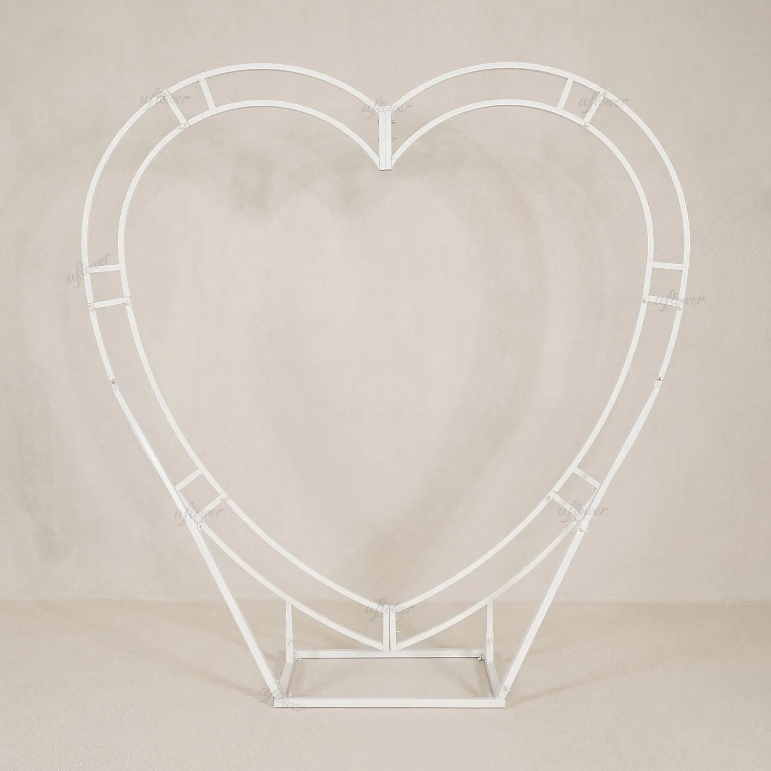 Uflower Square Arch Stand Wedding Background Event Floral Decor Props MSD80023