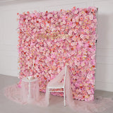 Uflower Pink Rose Flower Wall Wedding Party Proposal Decor SET80221
