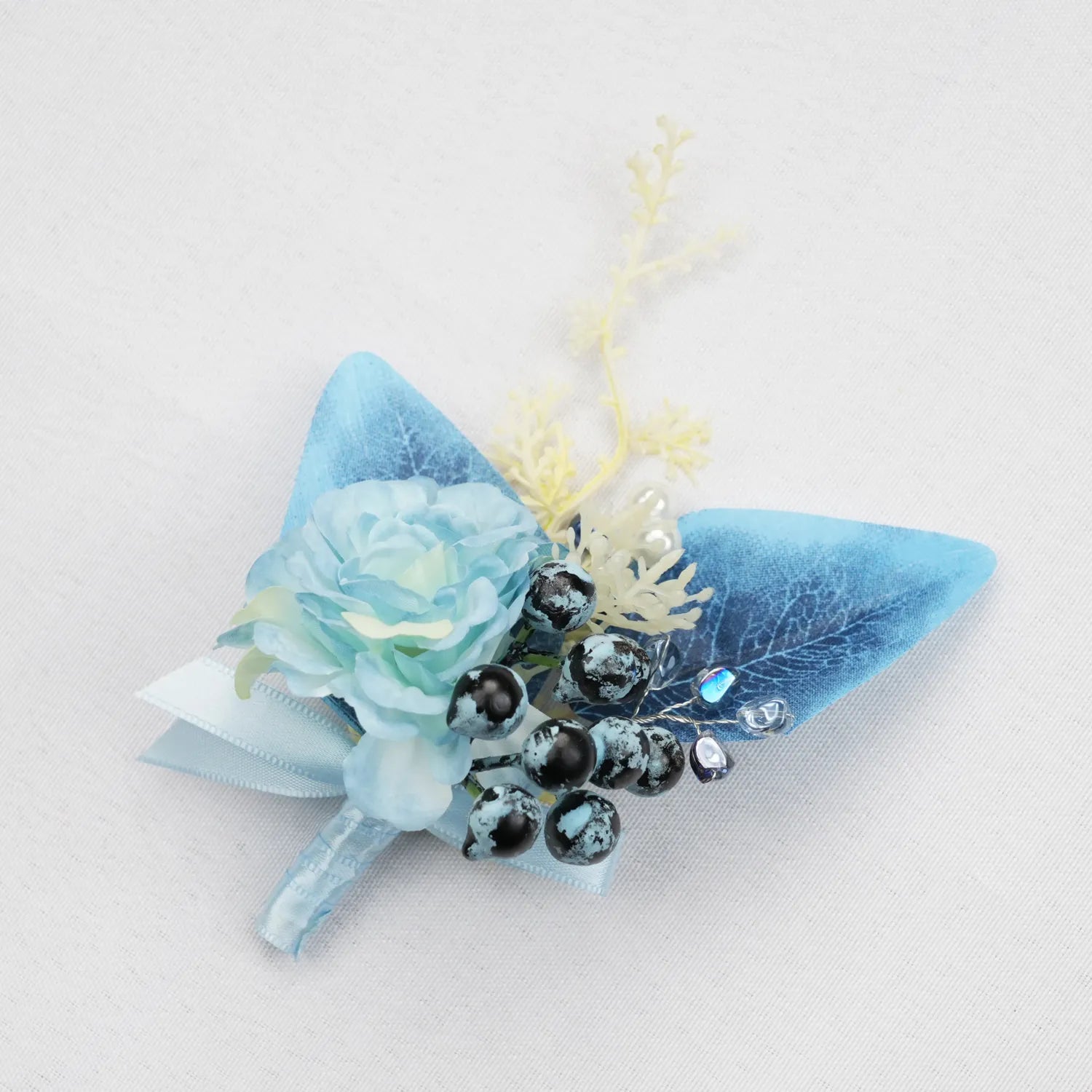 Uflower Boutonnieres in Dusty Blue MG80007-03*6