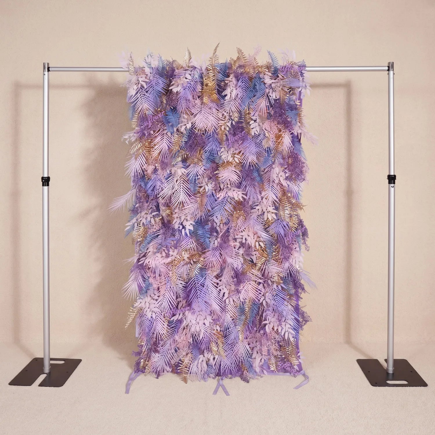 Uflower Pink Purple Flower Wall Wedding Party Decoration & Event Backdrop SET80254-01