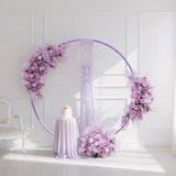 Artificial Purple Wedding KT Backdrop Flower Row Decor SET80067 - Uflower