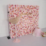 Uflower Flower Wall Pink Rose Floral Backdrop Wedding Party Proposal Decor SET80158 - Uflower