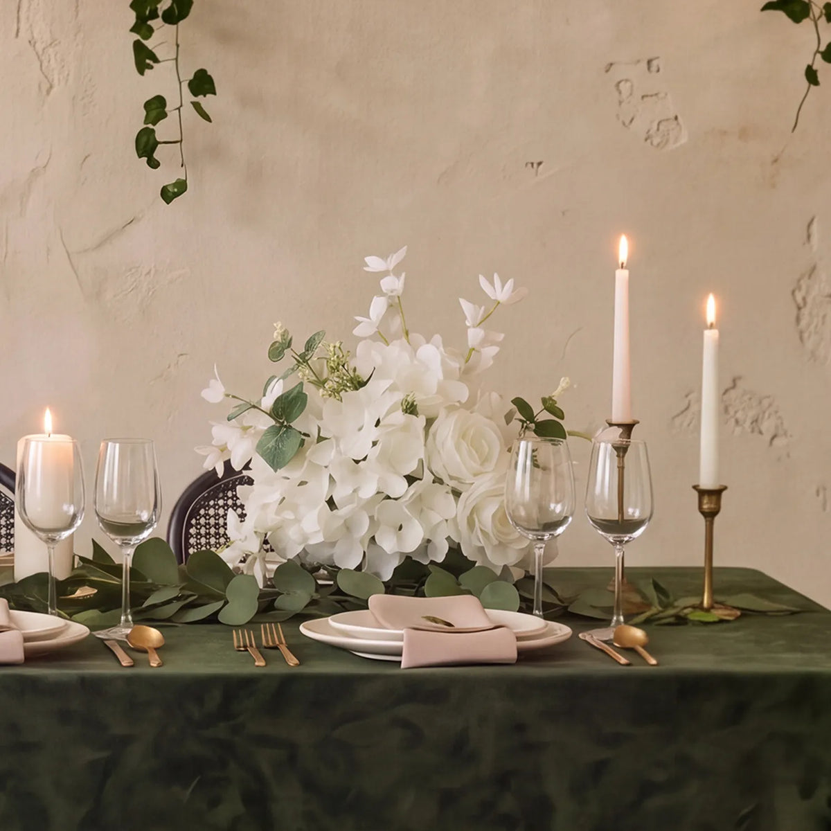 One-Stop Styling Elegant Wedding Floral Decor – Ground Flowers, Centerpieces & Welcome Sign