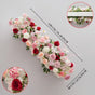 130*40cm Rose Pink Flower Row