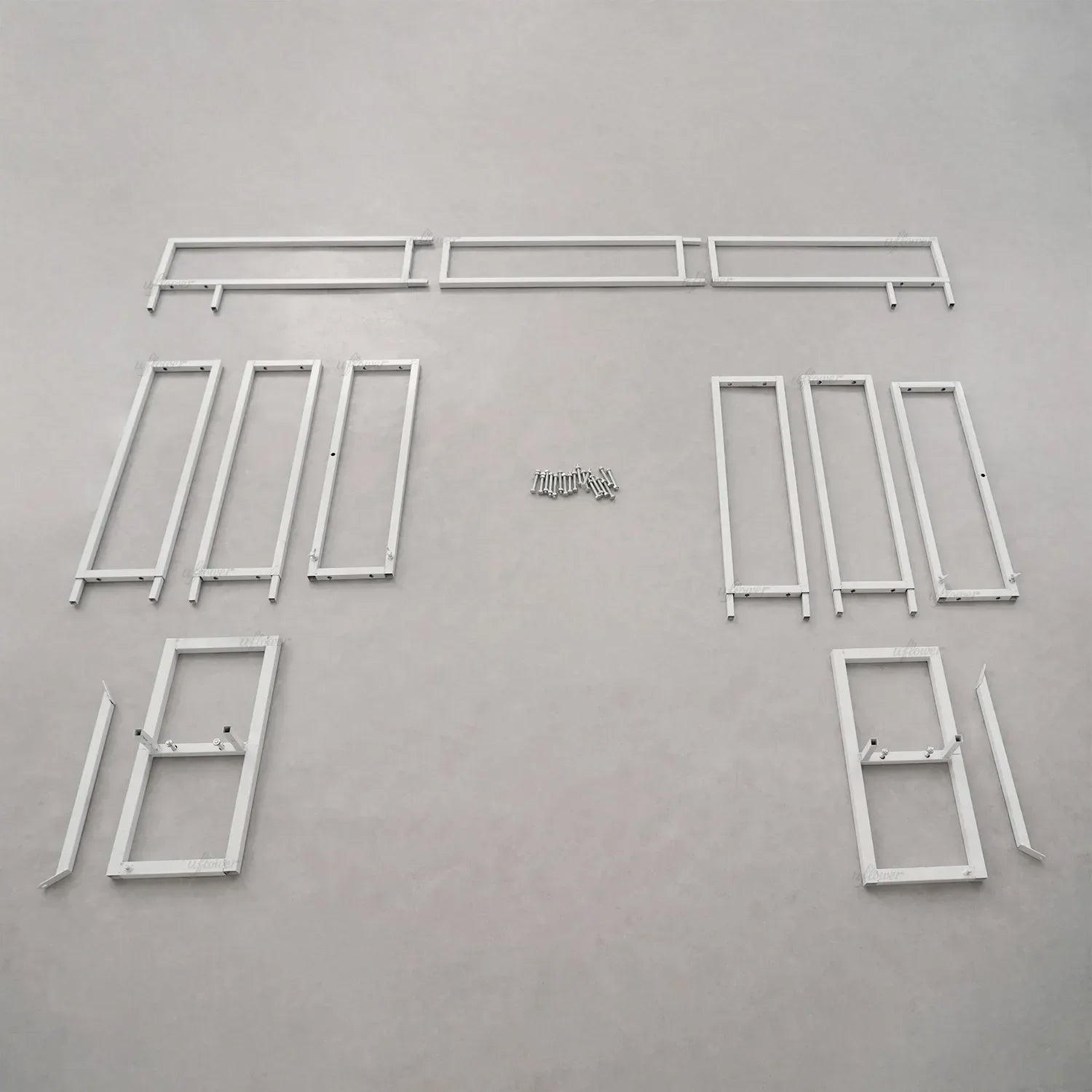 Uflower Square Arch Stand Wedding Background Event Floral Decor Props Frame MSD80030-01 - Uflower