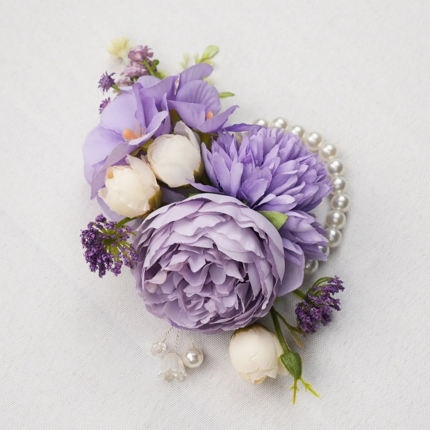 Uflower Wrist Corsages in Lilac MG80004-04*6