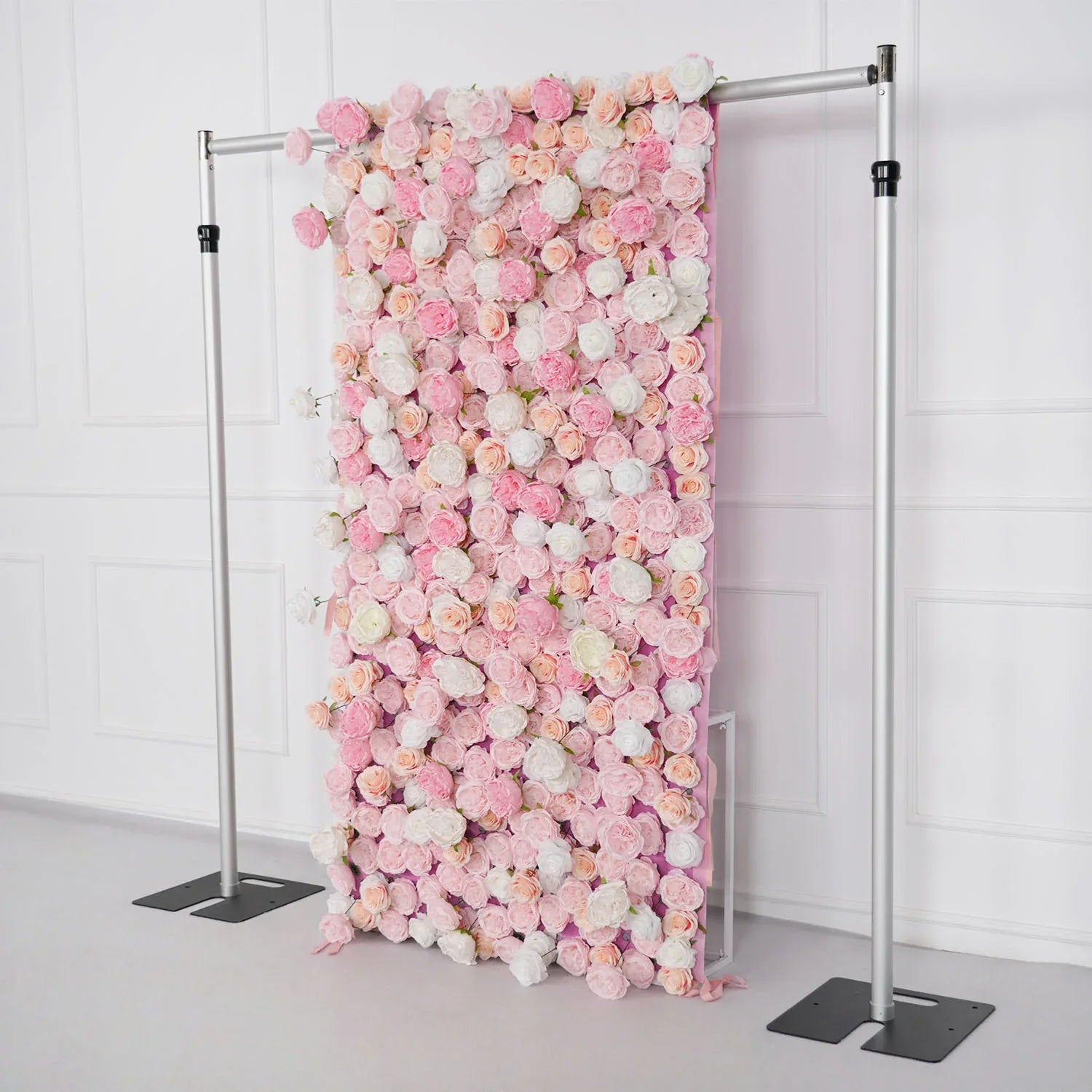 Uflower Artificial Pink Rose Wall Wedding Backdrop Decor SET80070 - Uflower