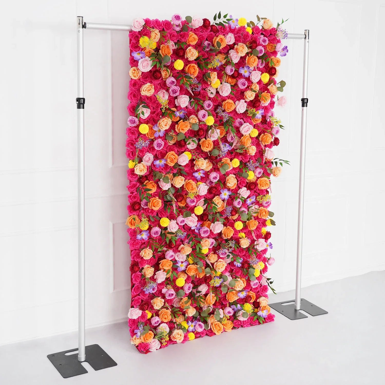 Uflower Artificial Colored Flower Wall Wedding Backdrop Deco Birthday Party SET80025-01 - Uflower