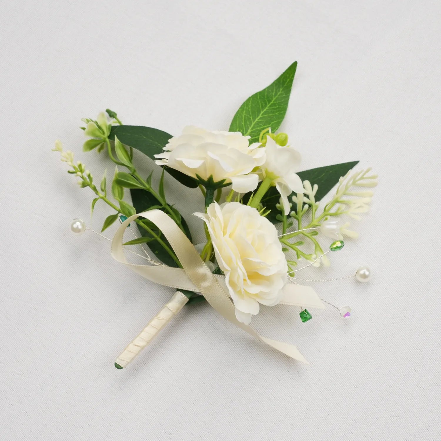 Uflower Boutonnieres in Ivory MG80005-03*6