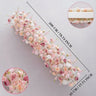 Uflower Pink White Rose Flower Arrangement Table Runner Wedding Round Arch SET80184 - Uflower