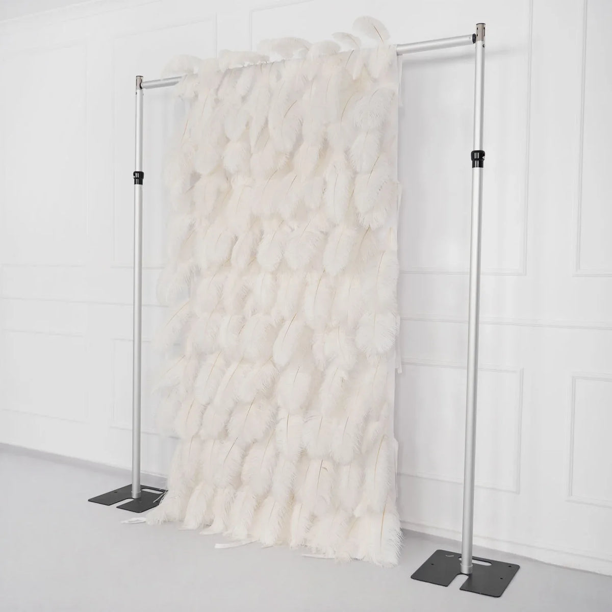 Uflower Artificial White 5D Flower Wall Wedding Backdrop Deco Birthday Party SET80104 - Uflower