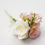 Uflower Wrist Corsages in Blush White MG80009-04*6