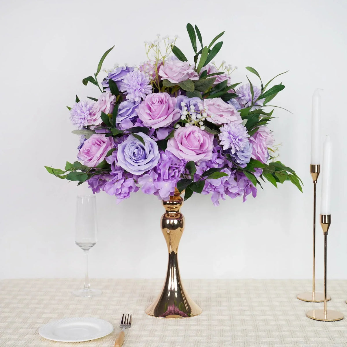 Uflower 40cm Purple Flower Ball Table Centerpiece MB80033 - Uflower
