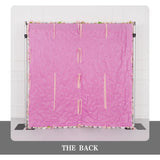 Uflower Artificial Pink Rose Wall Wedding Backdrop Decor SET80070 - Uflower