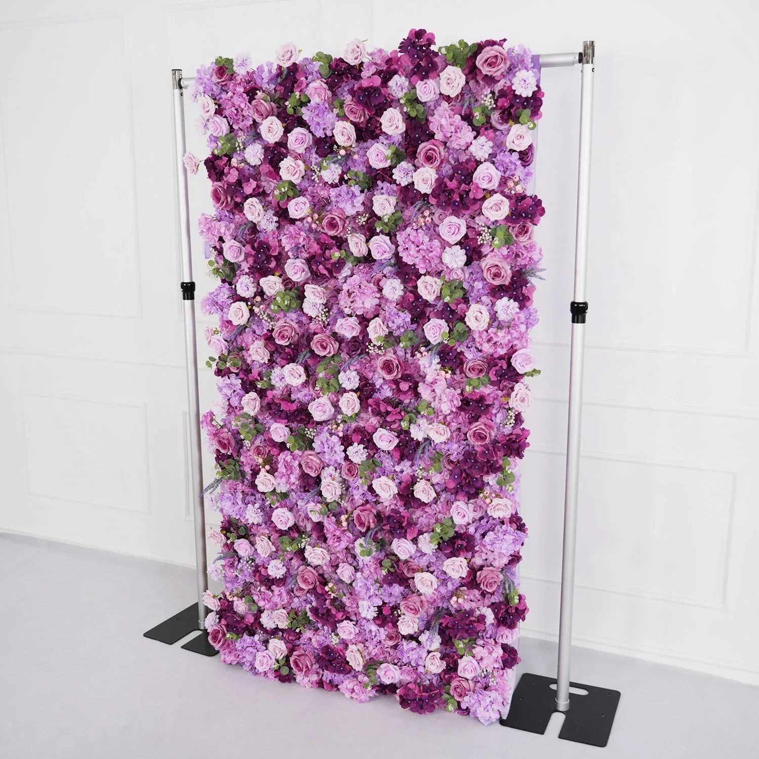 Uflower Purple Rose Flower Wall Backdrop Wedding Party Decoration SET80035 - Uflower
