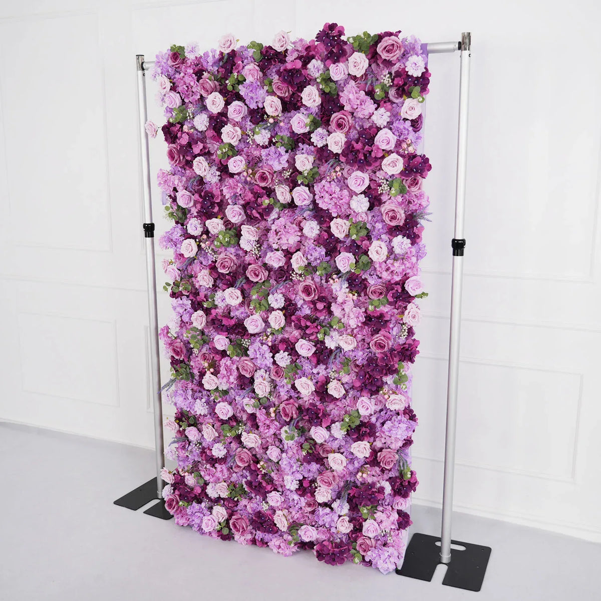 Uflower Purple Rose Flower Wall Backdrop Wedding Party Decoration SET80035 - Uflower