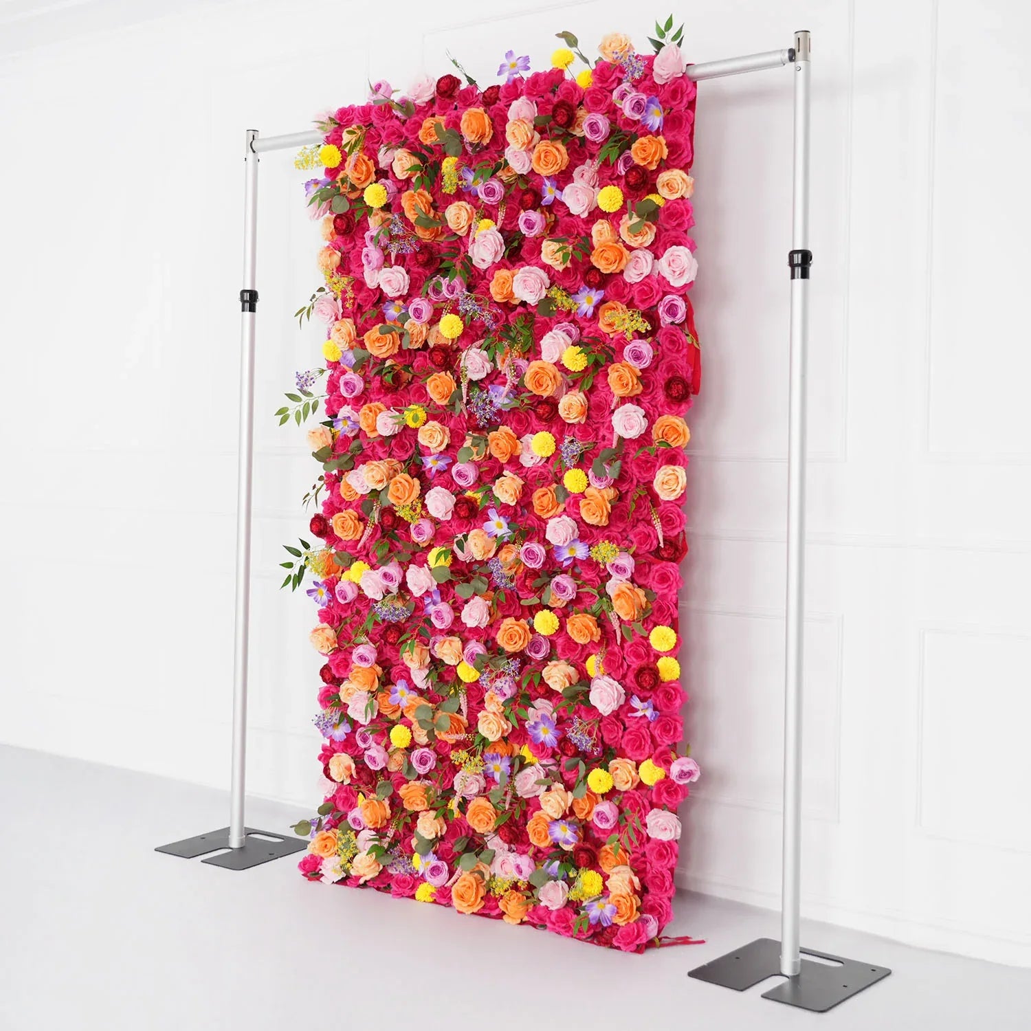 Uflower Artificial Colored Flower Wall Wedding Backdrop Deco Birthday Party SET80025-01 - Uflower