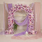 2.4m*2.4 m / 94.48 inch*94.48 inch Arch Flower With Flower Row*2 (Without Stand)