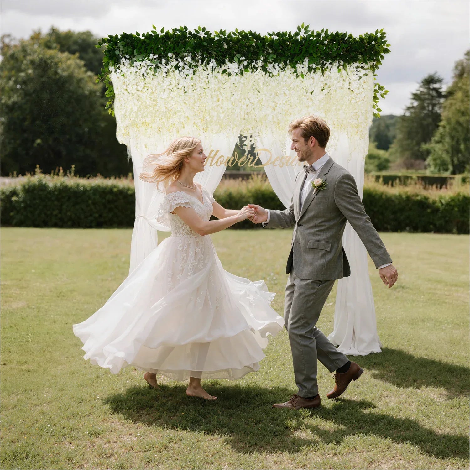 Uflower Artificial Wisteria Banquet Table Centerpieces SET80040 - Uflower