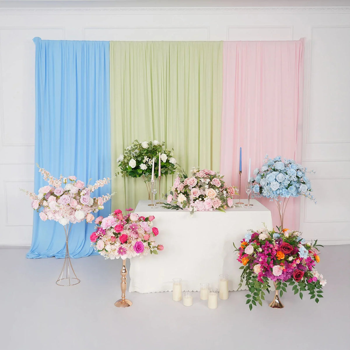 Uflower Table Centerpieces Floral Ball Wedding Decor Flower Arrangement MB80071 - Uflower