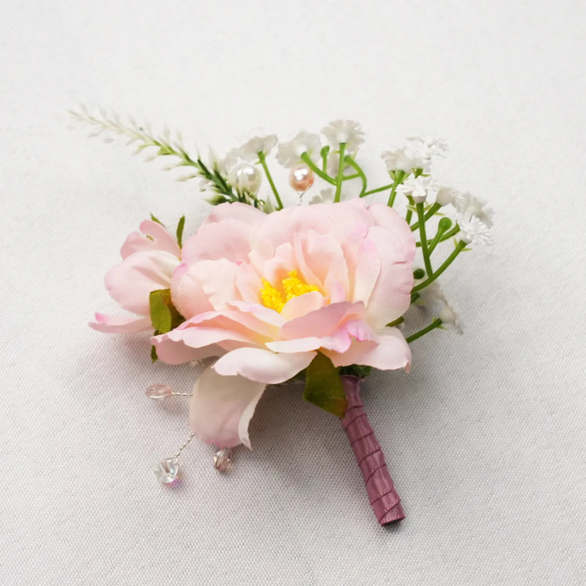 Uflower Boutonnieres in Blush White MG80009*-03*6